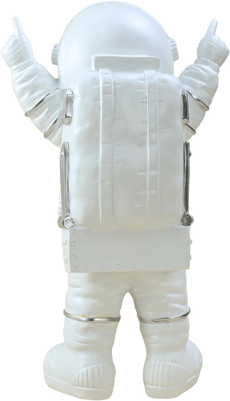 Colias Wing Astronaut Statues Sculpture Figurine Ornament Home Arts and Crafts Desktop Accessories Tabletop Decoration-Stand
