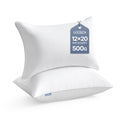 Leeden 18 x 18 Pillow Inserts (Set of 2) - Throw Pillow Inserts with 100% Cotton Cover - 18 Inch Square Decorative Pillows for Sofa, Couch, Bed and Home Decor