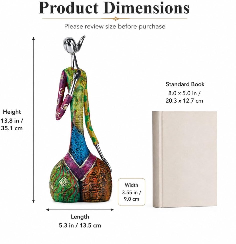 Minimalist Abstract Yoga Art Woman Statues and Sculptures, Creative Full-Color Oil Painting Art Female Statue, Modern Living Room Room Porch Centerpieces Bookcase Entryways Desktop Decor Crafts