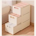 White XL Adjustable Storage Box, Multipurpose Organizer for Closet & Cabinet, 1PC