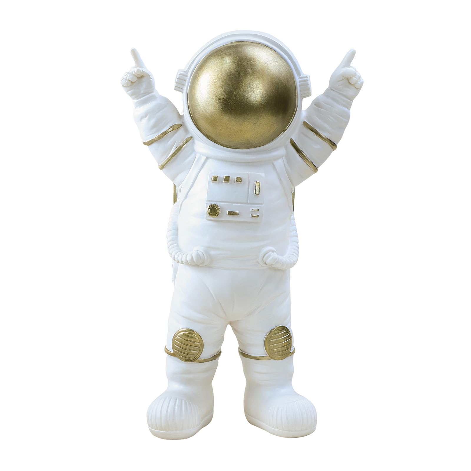 Colias Wing Astronaut Statues Sculpture Figurine Ornament Home Arts and Crafts Desktop Accessories Tabletop Decoration-Stand