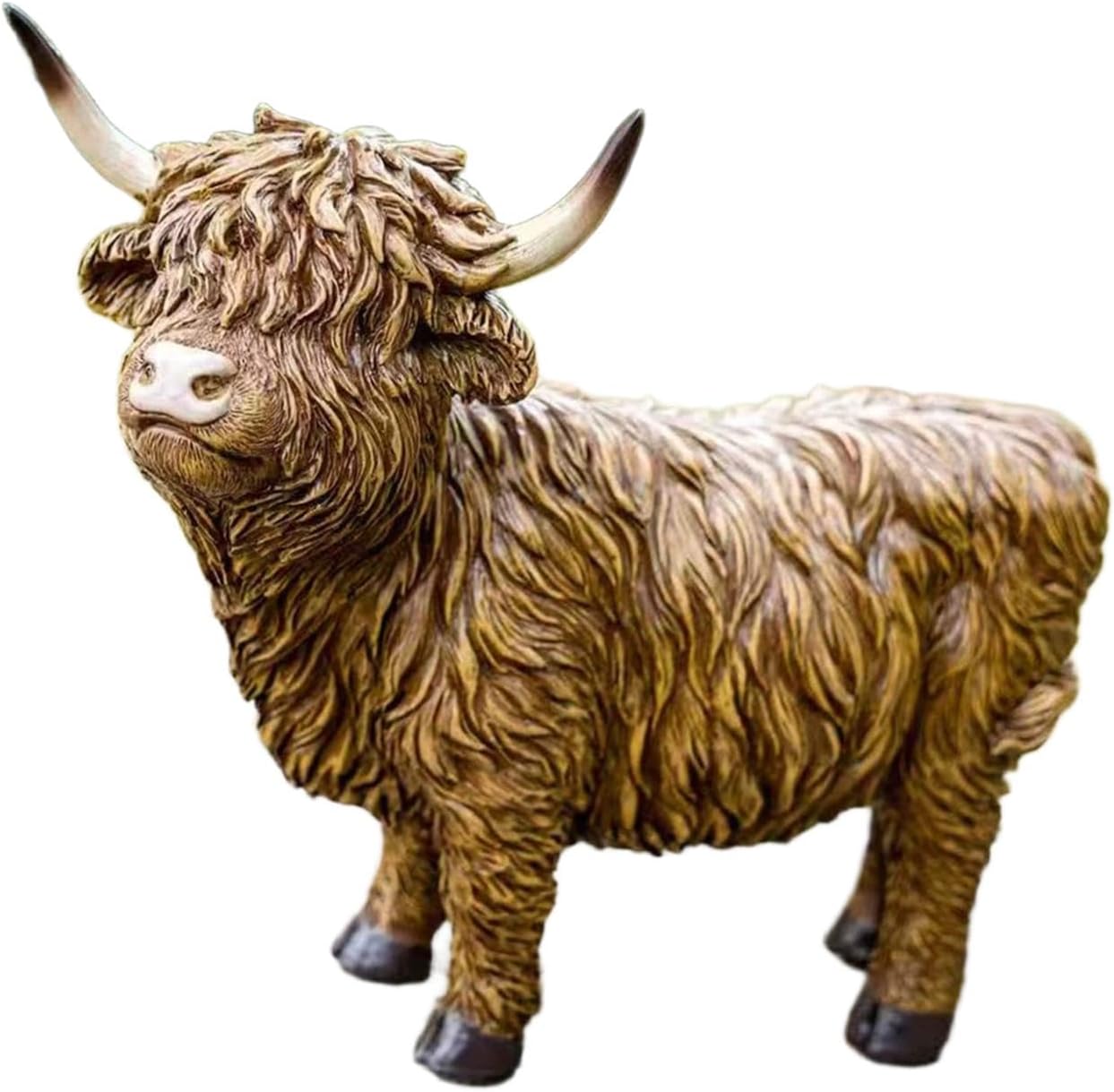 Fenteer Figurine Garden Statue Art Crafts Creative Desktop Ornament Yard Art Decor for Cabinet Table Centerpiece Bedroom
