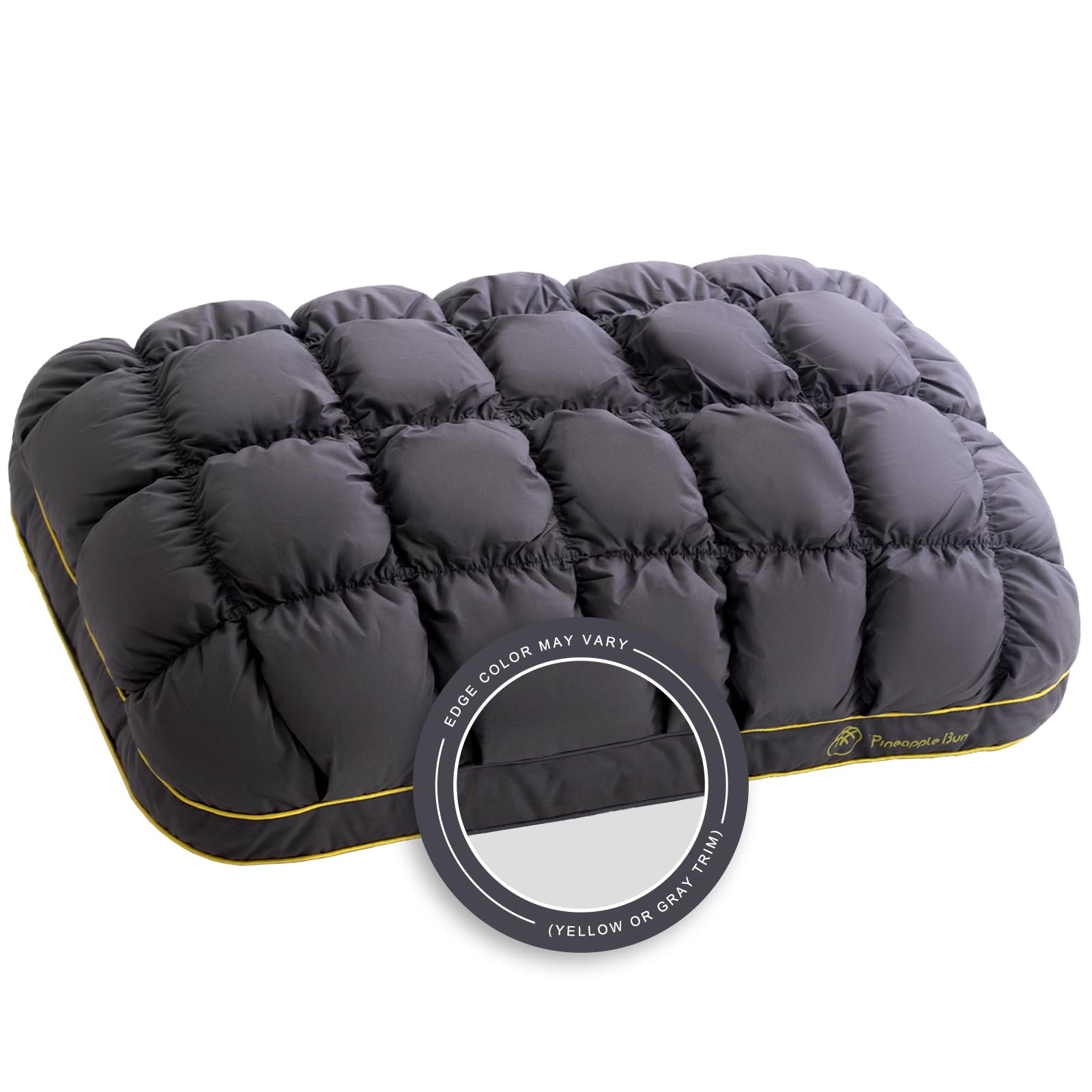 YOUR MOON Fluffy Support Bed Pillow Standard Size, Luxury Hotel Quality Bed Pillows for Side Sleeper, Super Soft Premium Down Alternative Filling Pillow for Sleeping (Rainbow)