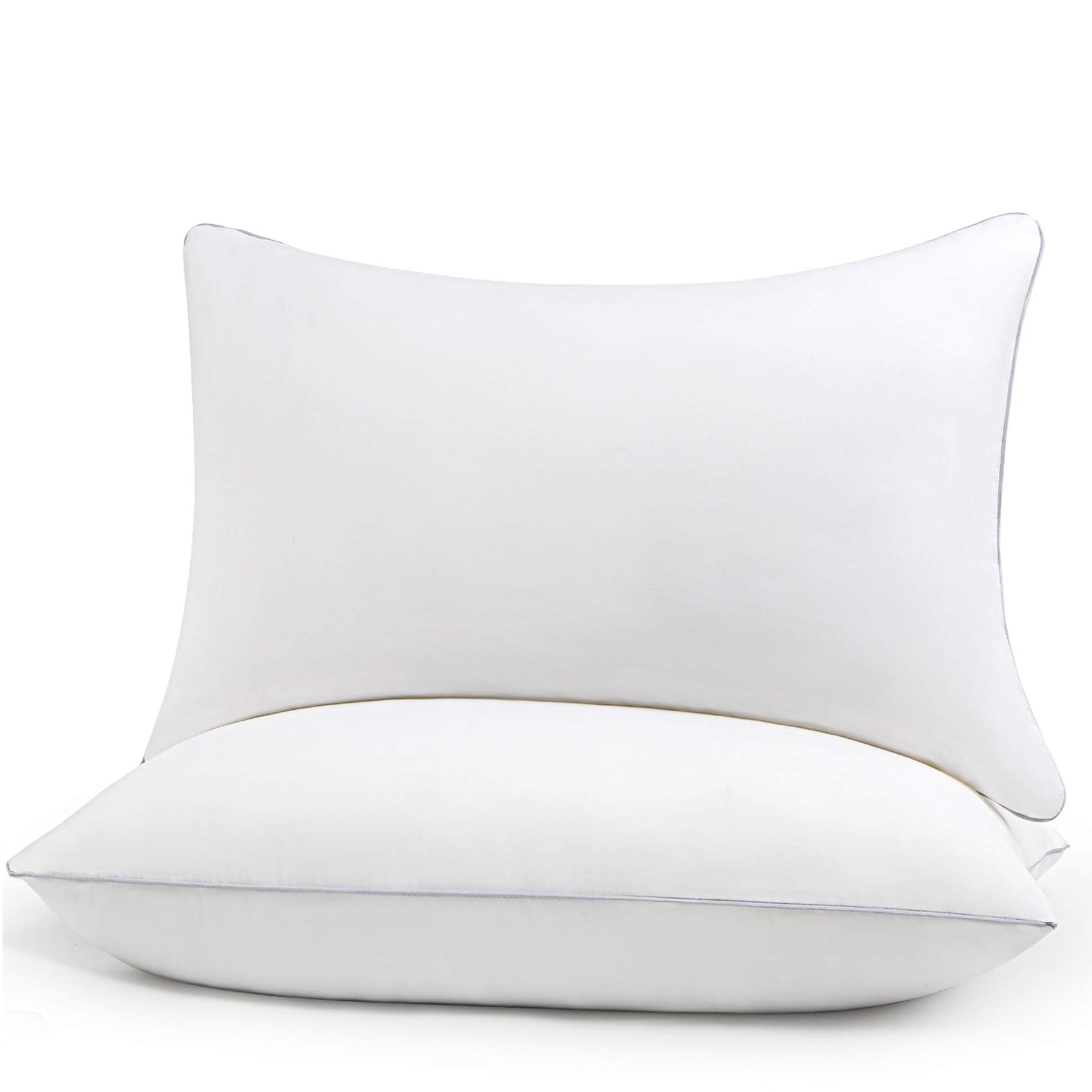 HIMOON Bed Pillows for Sleeping 4 Pack,Standard Size Cooling Pillows Set of 4,Top-end Microfiber Cover for Side Stomach Back Sleepers