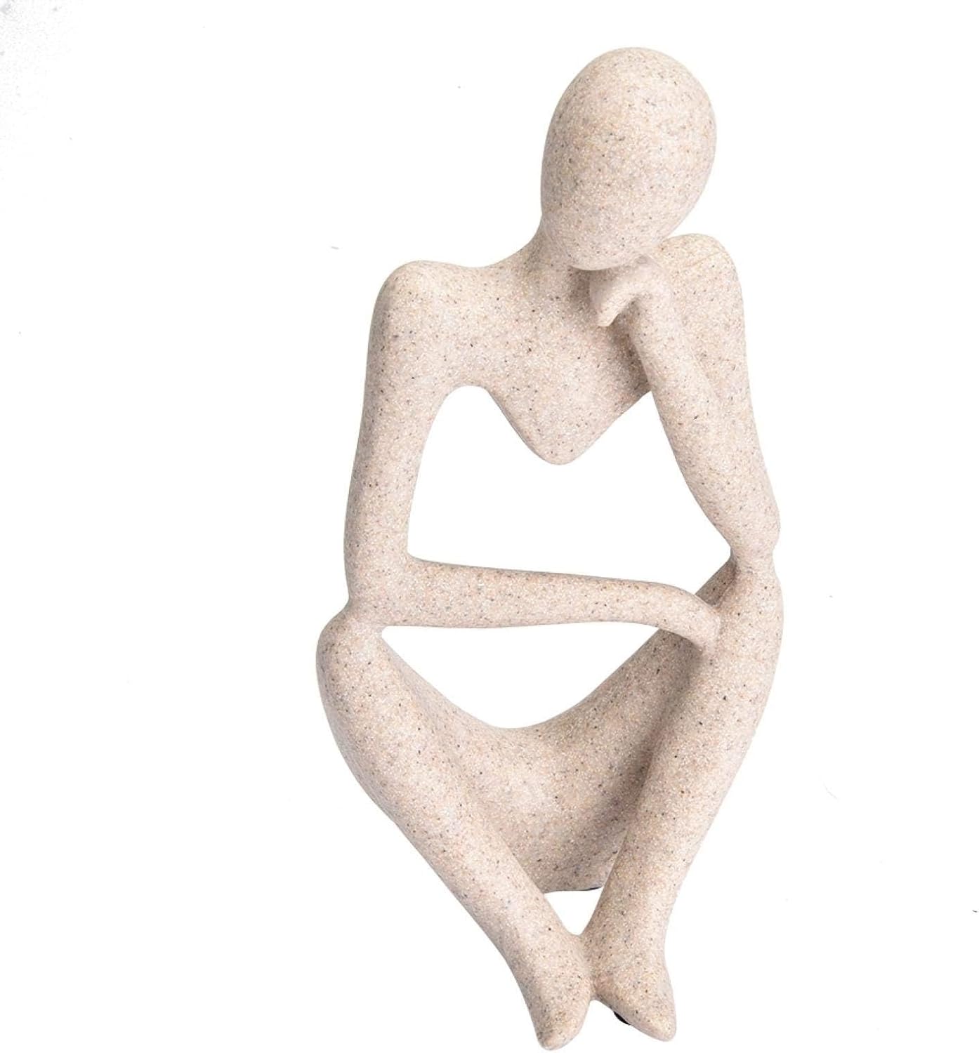 Abstract Character Resin Statue, Creative Desktop & Bookshelf Decor Sculpture