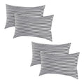 EIUE Bed Pillows for Sleeping 4 Pack，Pillows for Side and Back Sleepers,Super Soft Down Alternative Microfiber Filled Pillows (White, Queen (Pack of 4))