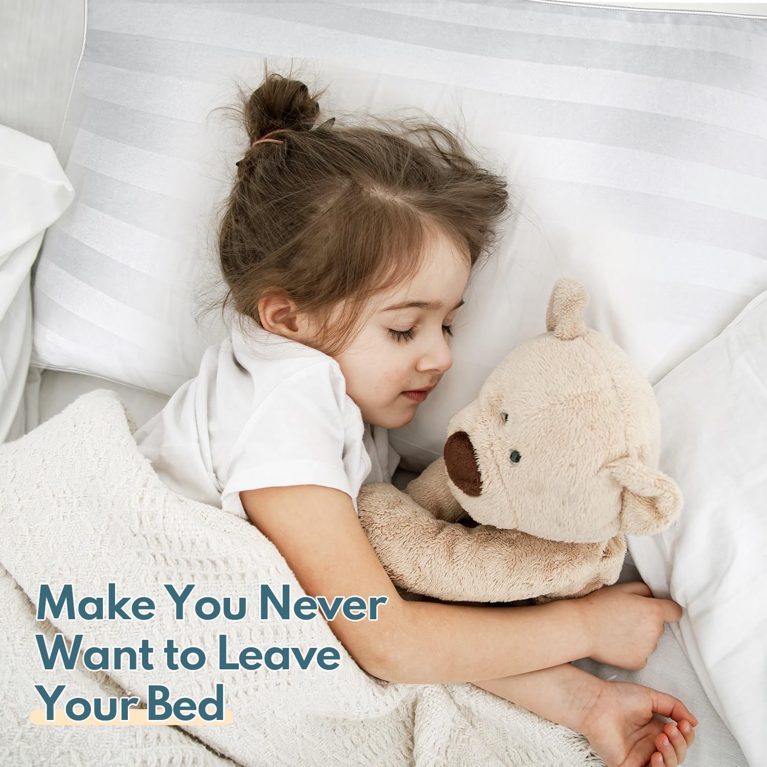 Standard Size Bed Pillows Set of 2 - Premium Breathable Down Alternative Pillows for Side, Back, and Stomach Sleepers Hotel Quality Fluffy Soft Microfiber Fill Cooling Skin-Friendly
