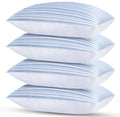 Favocama Pillows Standard Size Set of 4 Hotel Collection Bed Pillow for Sleeping Pillows 4 Pack for Back, Stomach or Side Sleepers Soft and Supportive Washable Pillows for Bedroom